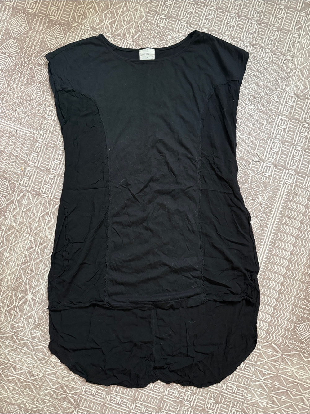 T.La Black High-Low Scoop Neck Dress